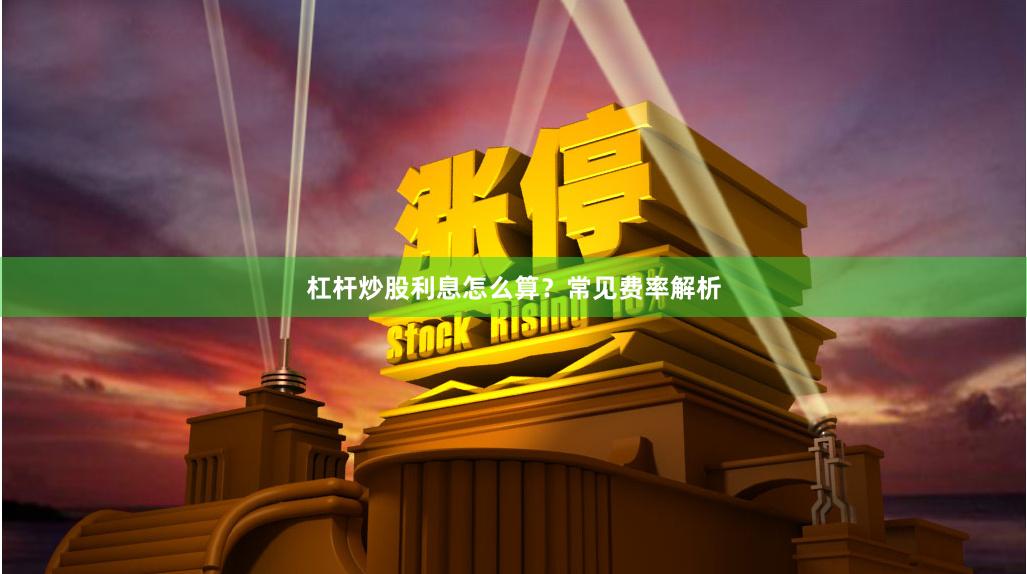 杠杆炒股利息怎么算？常见费率解析